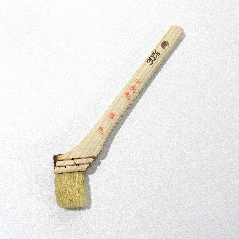 Hakeichi Paint Special Goat Tail Set of 10 Oil-Based Brushes, White, Medium-Length, Price, Hair, Yano, 30mm,