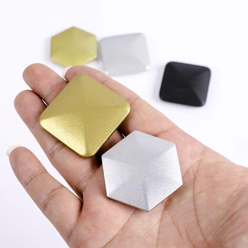 Hexagonal Square Fun Desktop Flip Toy - Fingertip Gyro Pocket Stress Relieving Artifact For Children And Adults