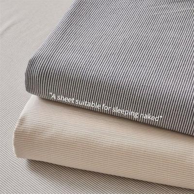 Ins Striped & Plaid Bed Sheet, Minimalist Bedding for Single Double Student Dorm and Home Use