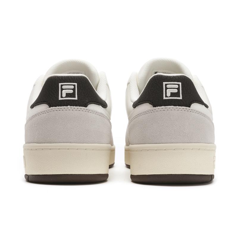 FILA Targa Comfortable Durable Low-Top Skate Shoes Men sneaker White Gray F12M512210FSA