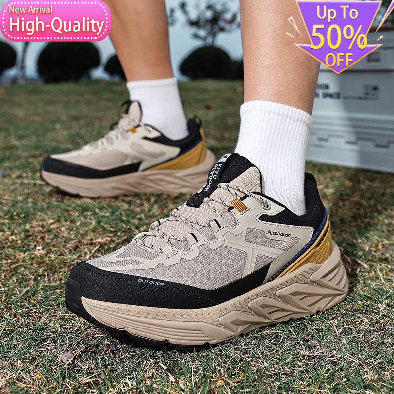 Summer New Fashionable Mens Casual Shoes Durable Marathon Stable Sports Shoes Lightweight Flexible Foot Protection Walking Shoes