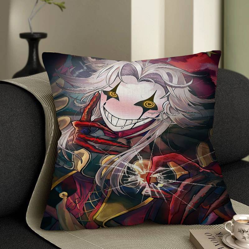 FFreak PPierrots Circus Cushion Cover Pillow Cover Decor Pillowcase Printed Cushion Case For Couch