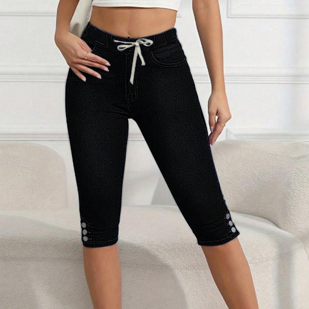 Dámské Skinny Trend Roztrhané Ležérní Módní Džíny s Úzkou Nohavicí