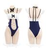 Domila Erotic Underwear Sexy Two-dimensional Soft Girl Lace-up Onesie Uniform Temptation Cute Girl Set Wholesale