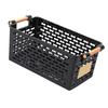 Plastic Storage Basket Multifunctional Portable Hollow Desktop Storage Baskets with Handle for