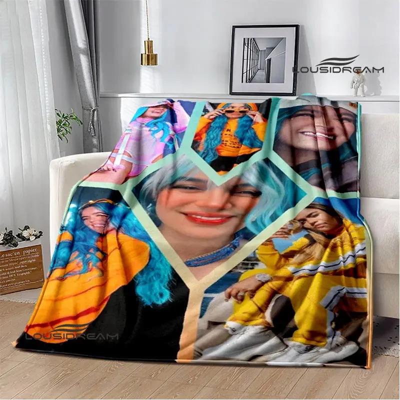 Karol G Fashion Printed Blanket Thin Blanket Soft and Comfortable Blanket Home Travel Blanket Bed Linings Birthday Gift