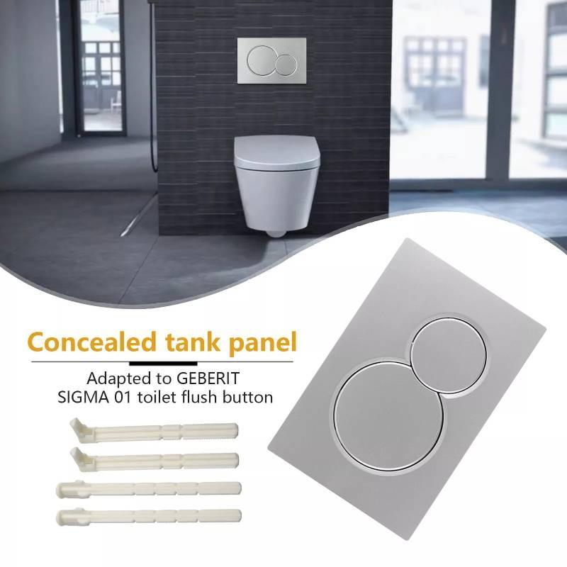Pentru Geberit Sigma 01 Placă de Acționare cu Buton Dublu pentru Spălare, Acționator pentru Rezervor WC Ascuns