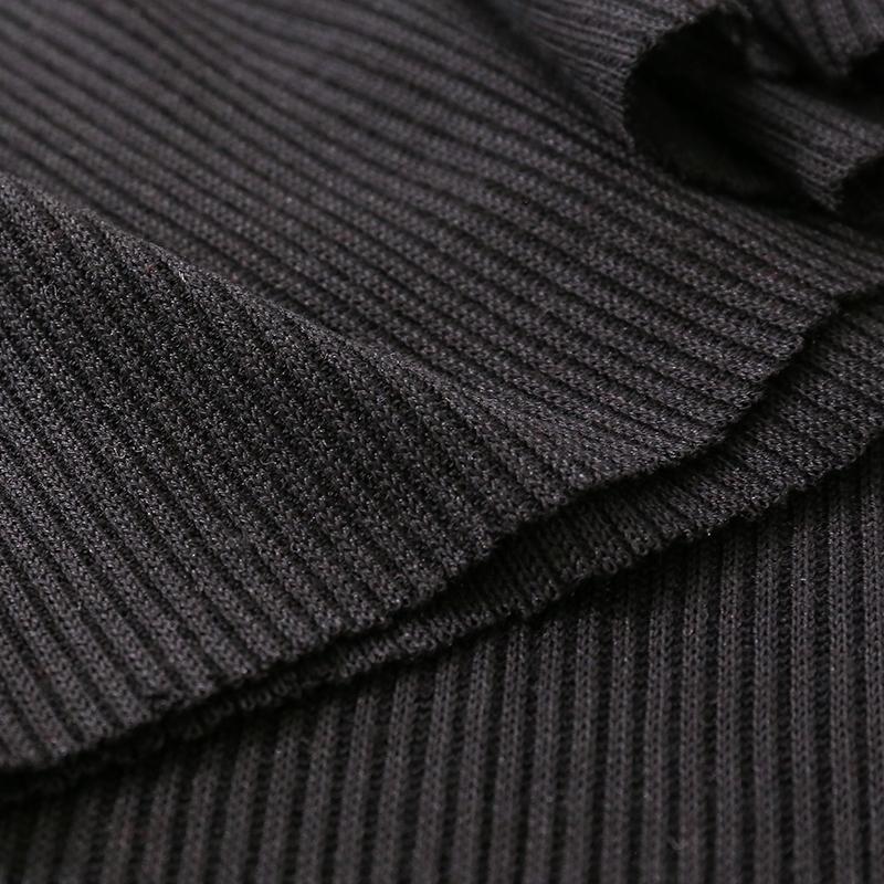 Knit Wool Viscose Soft Rib Autumn Sweater Fabric Material By Half Meters 50*150cm/Piece KA0360