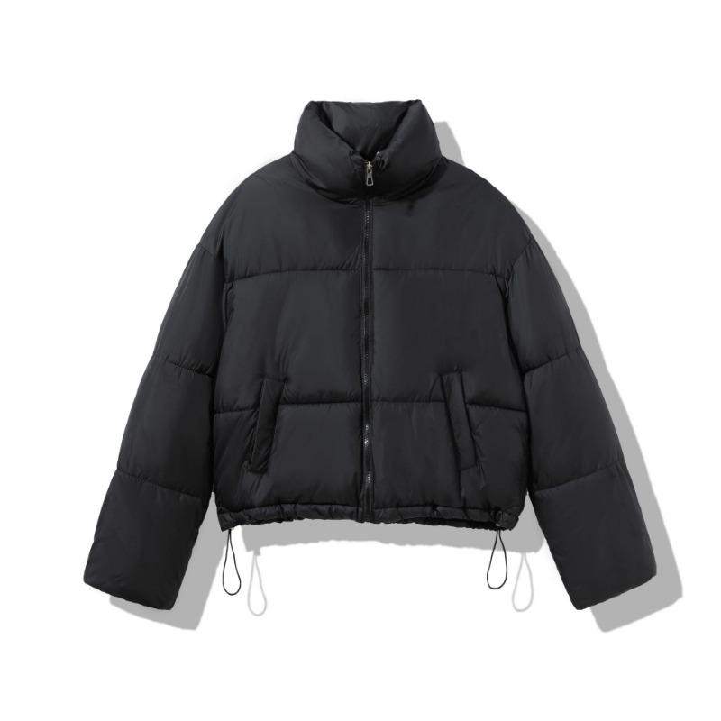 New cotton clothes women's short versatile stand-up collar small thickened cotton-padded jacket