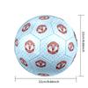 Manchester Crest Size 5 Soccer Football Machine-Stitched Indoor/Outdoor Training and Matches Unique Gift for Soccer Lovers