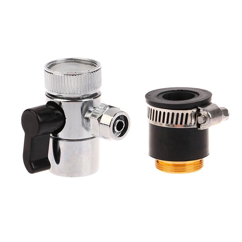 Alloy Faucet Fittings Diverter Pipe Single-Cut Valve Switching Adapter Tube Connector Water Purifier Water Filter Accessories