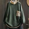 Sweater for Women Autumn Winter Turtleneck Pullover Warm Knitted Stretchy Long Sleeve Oversize Jumper Tops