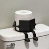 Boekthema Toiletrolhouder, Zwart-Wit Ontwerp, Leuke Badkamerdecoratie & Vakantiegeschenk