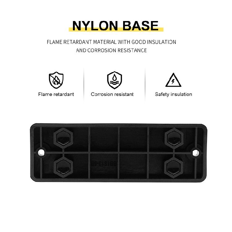 Heavy Duty 150A Bus Bar Power Distribution Terminal Block 8 x M6 12-48V Busbar