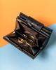 Women's Leather Wallet 42329-MKR-4423 Black