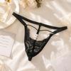 Low Waist Lace Triangle Panties Mesh Transparent Lace Thong Date Night T-back Briefs  Anniversary