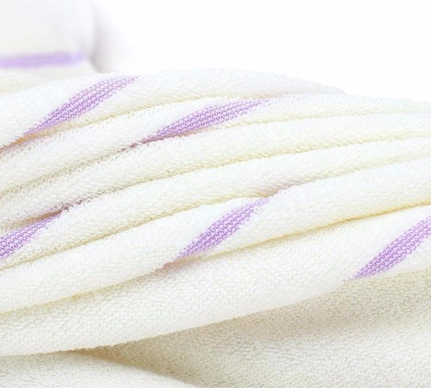 Toalla de baño suave, juego de toallas de lavanda bordadas de algodón, toalla facial de mano de algodón, juego de sábanas