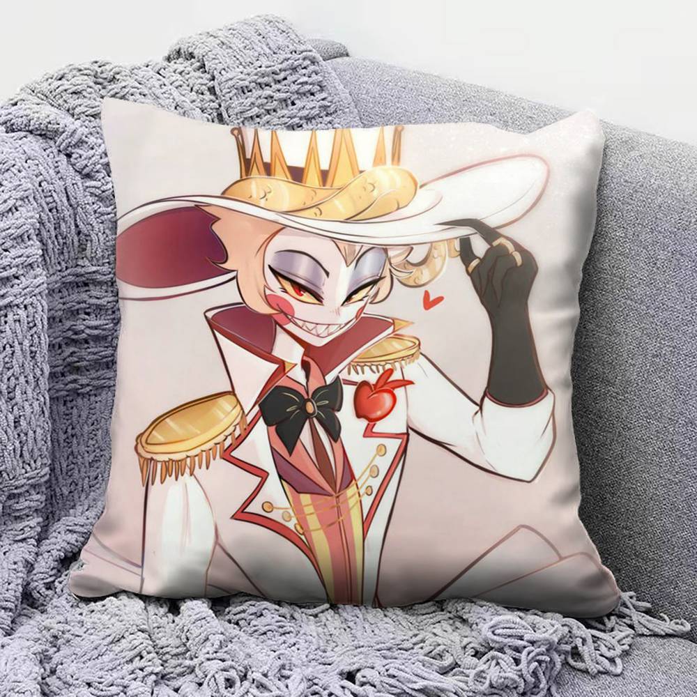 Hazbin HHotel Lucifer MMagne Pillow Covers Home Sofa Cushion Covers and Aecorative Custom