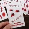Skin Decoration Party Horror Scar Temporary Tattoos Halloween Tattoo Stickers Fake Tattoo
