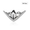 Women's Pointed Toe High Heel Protector - Leather Anti-Kick Decorative Cover with Metal Cap for Shoe Protection.