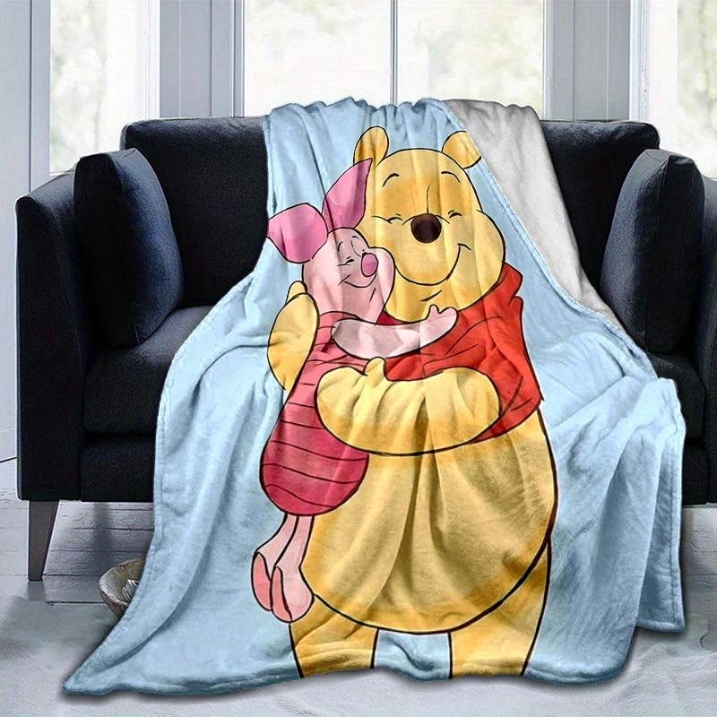1pc Winnie the Pooh Piglet Blanket Perfect for Home Decor, Couch Blanket, Travel , Office Nap Gift Soft Throw Ideal for Room Decor, Bedroom, Living