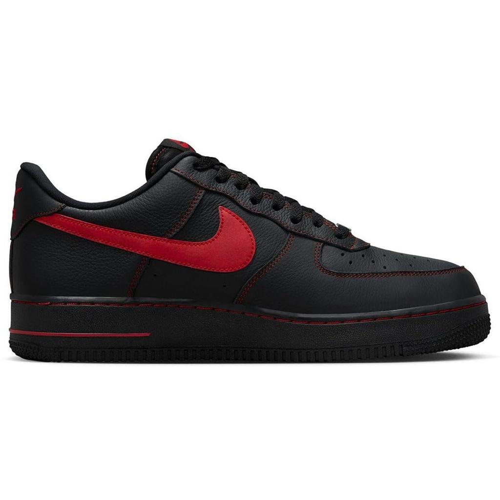 Nike Air Force 1 Size '07 LV8, Black/University Red, HQ2037-005, 26.5cm