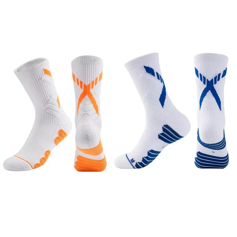 Middle Tube Sport Socks Non Slip Running Stocking High Quality Basketball Socks Men