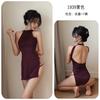 Sex Underwear Sexy Backless Temptation Neck Slim Empty Nightgown Pure Desire Uniform Suit
