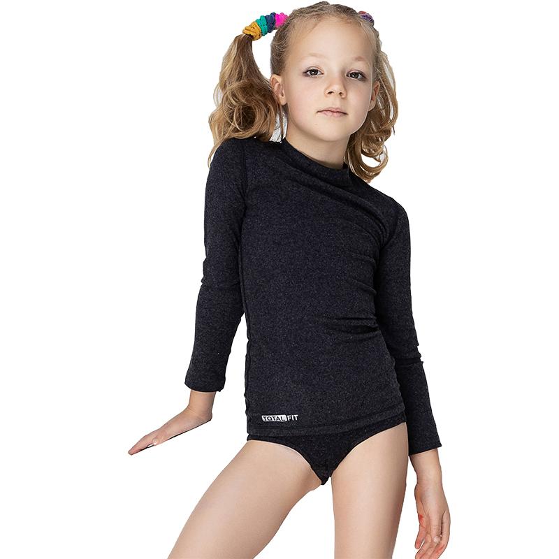 

Термофутболка для дівчаток TRD1 TotalFit (06399481) 140-146cm чорний