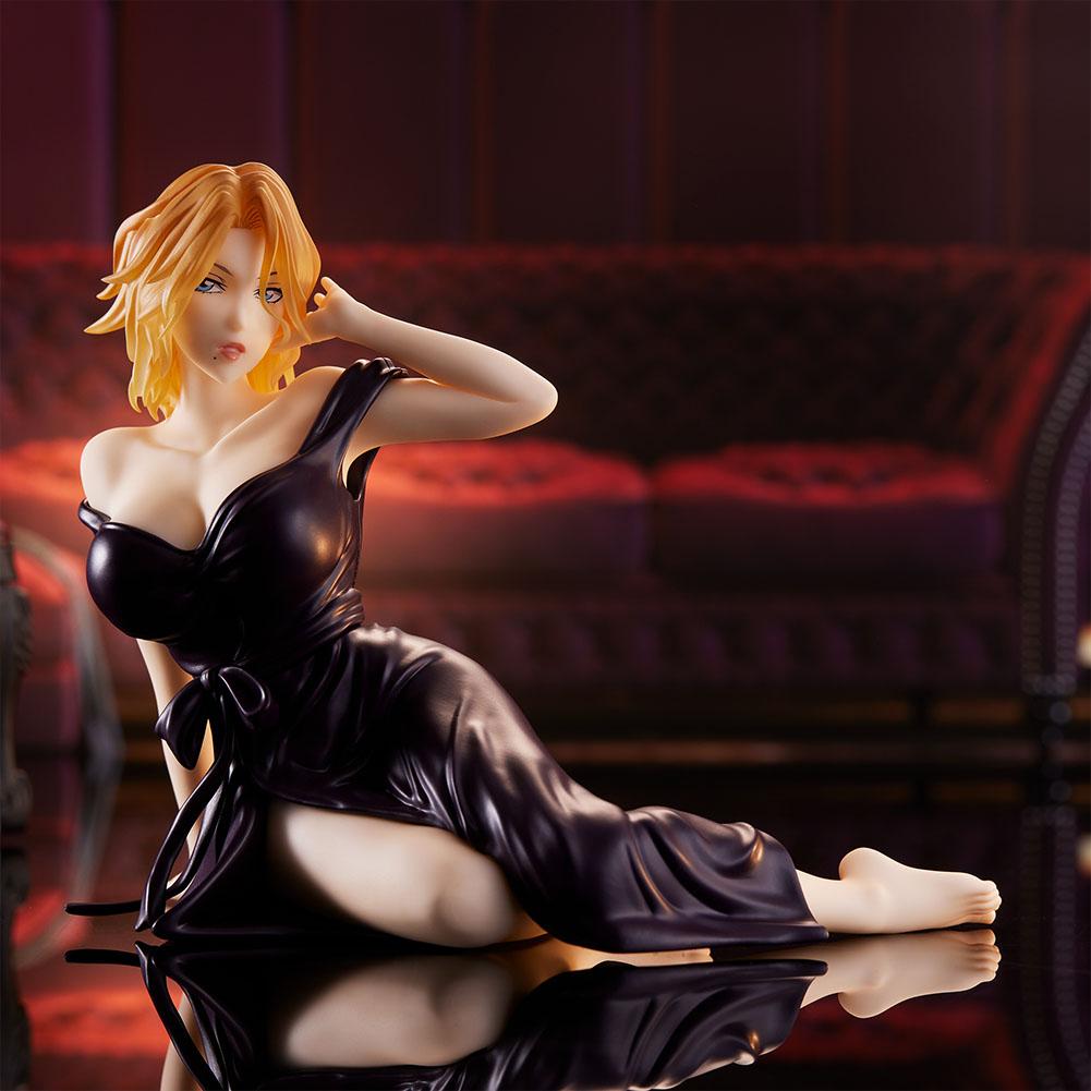 Anime figure Inoue Orihime night dress sitting action figure Matsumoto Rangiku figure pvc Model Toy Adult Collection Statue Gift