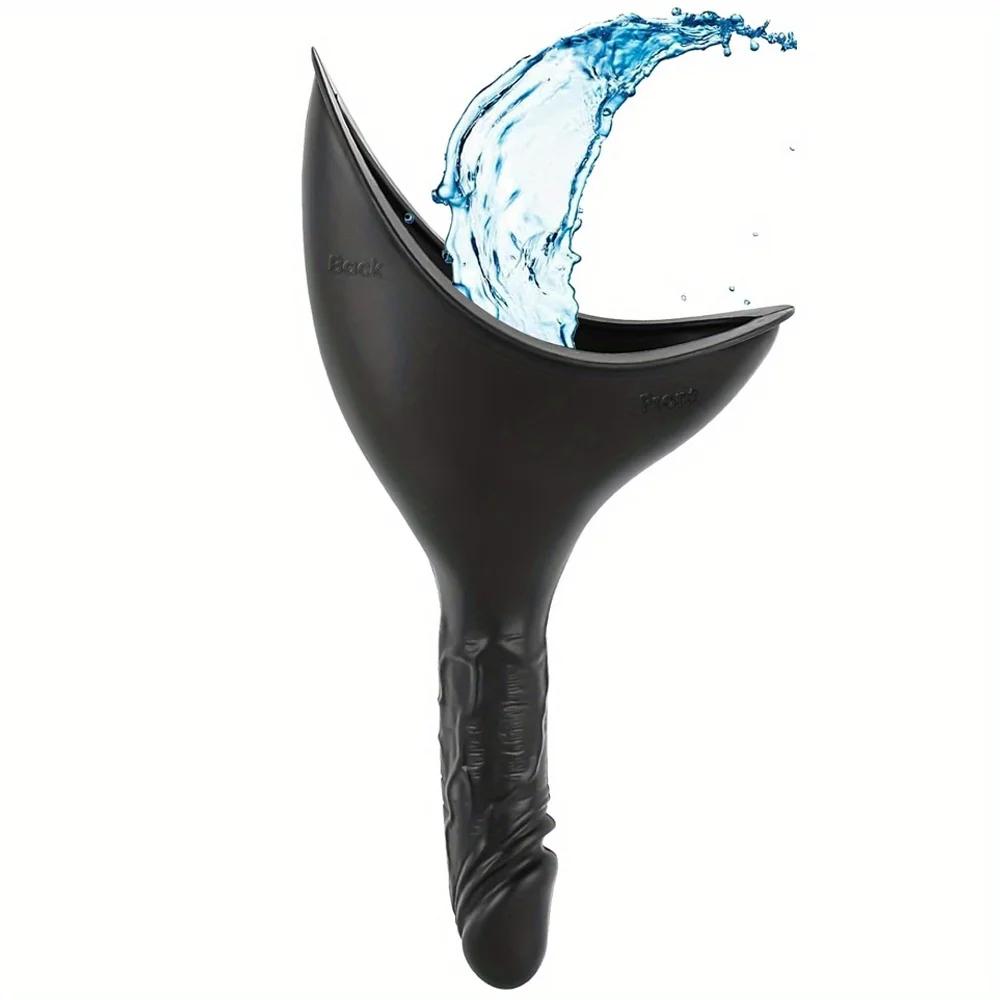 Female Urination Device Reusable Silicone Female Urinal Women Pee Funnel Women To Pee Standing Up for Travel and Outdoor