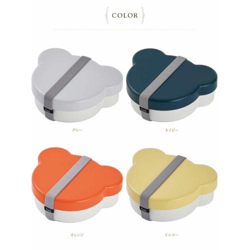 Tak KIDS DISH Lunch Box (Bento Box) Yellow/Tak Kids Dish Lunch Box Bear Design Made In Japan JTN-0170-YL W14.6 X D12 X H4.8cm