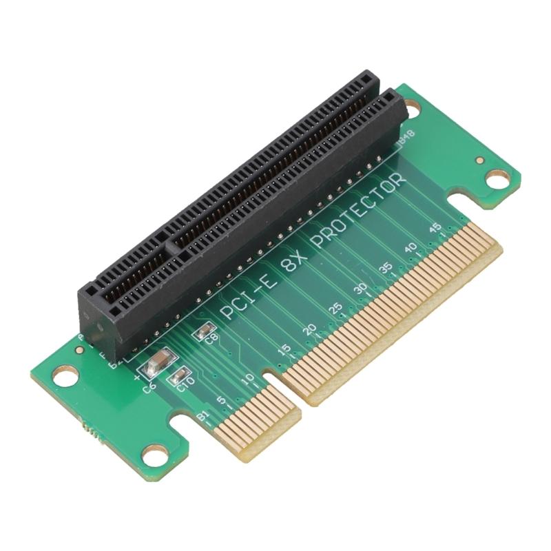 

Pcie 8X Risers Card to Pcie 8X Extension Cable 90 Degree Right Angle Risers Adapter Card Risers Card for 1U Server