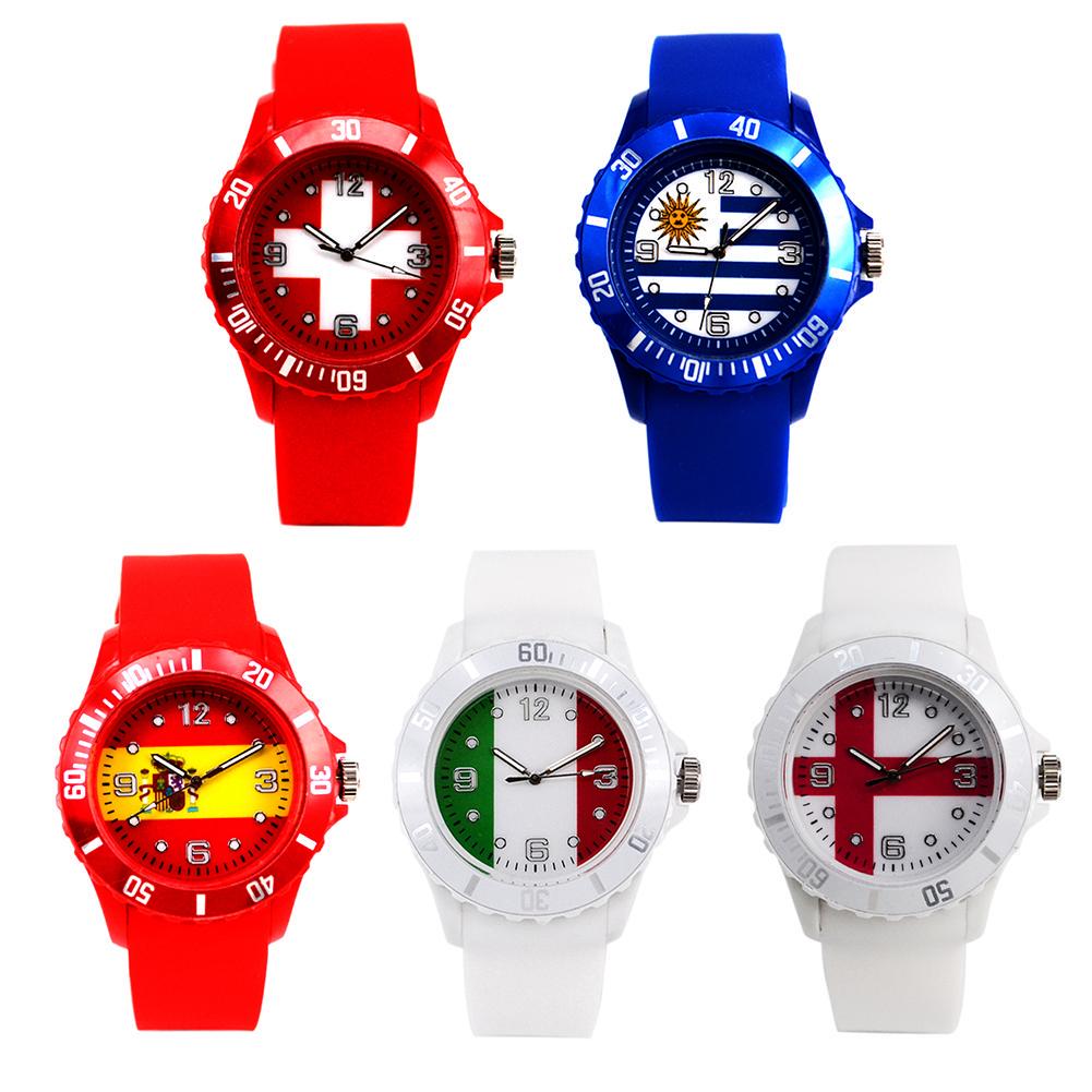 Reloj de pulsera unisex con banderas deportivas de moda y correa de  silicona de la Copa del Mundo de fútbol – comprar a precios bajos en la  tienda