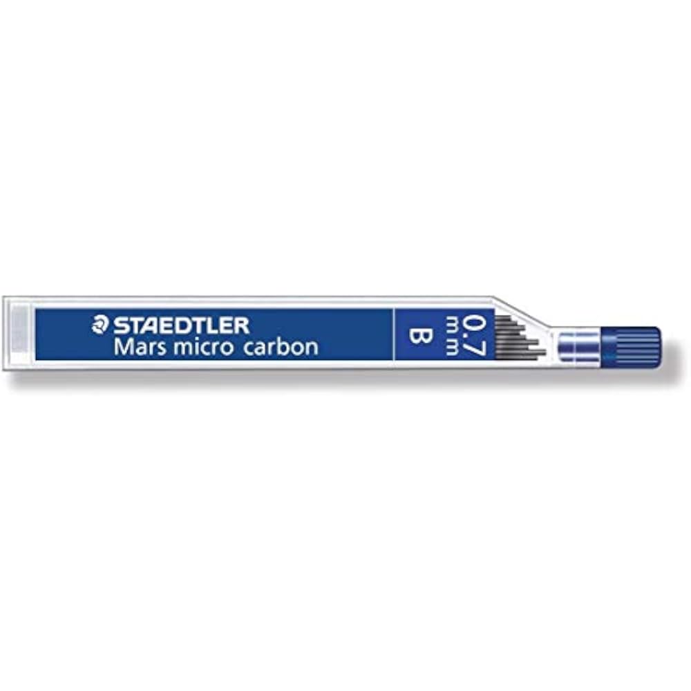 Staedtler Sharp Refill Microcarbon 0.7mm B 250 07-B [x3 Pack]