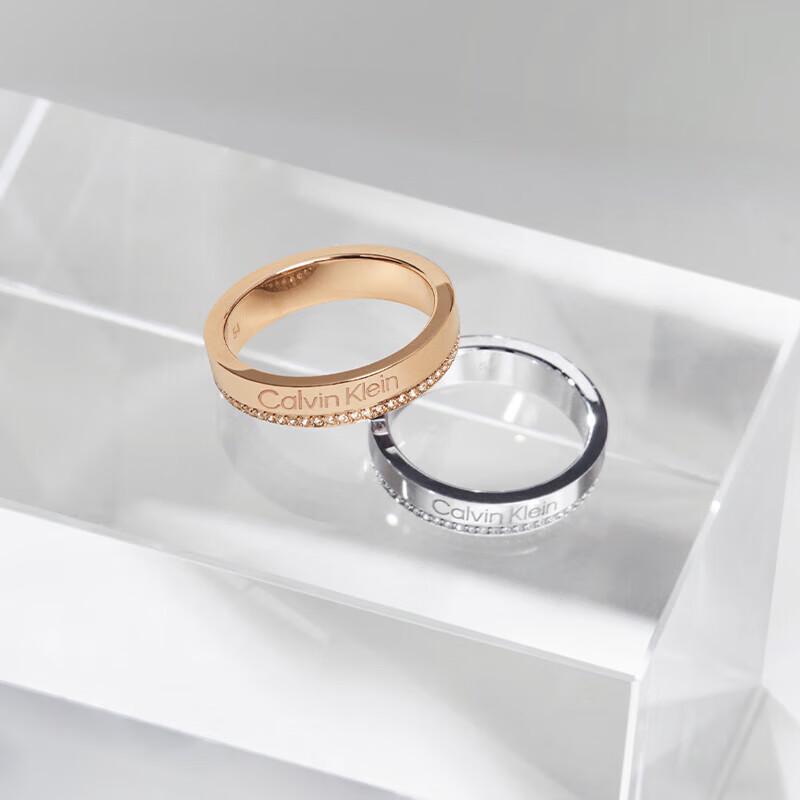 Calvin Klein Stardust Collection Couple's Ring