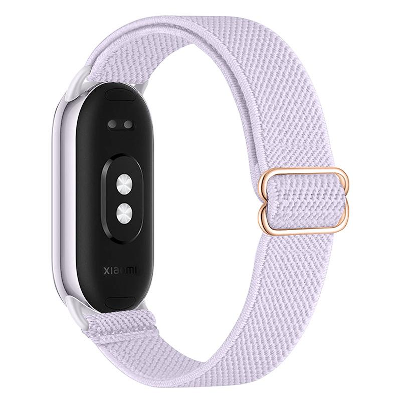 Braided Strap for Xiaomi Mi Band 8 Elastic Nylon Solo Loop Adjustable Watchbands Replacement Correa Bracelet for Miband 10/9/8