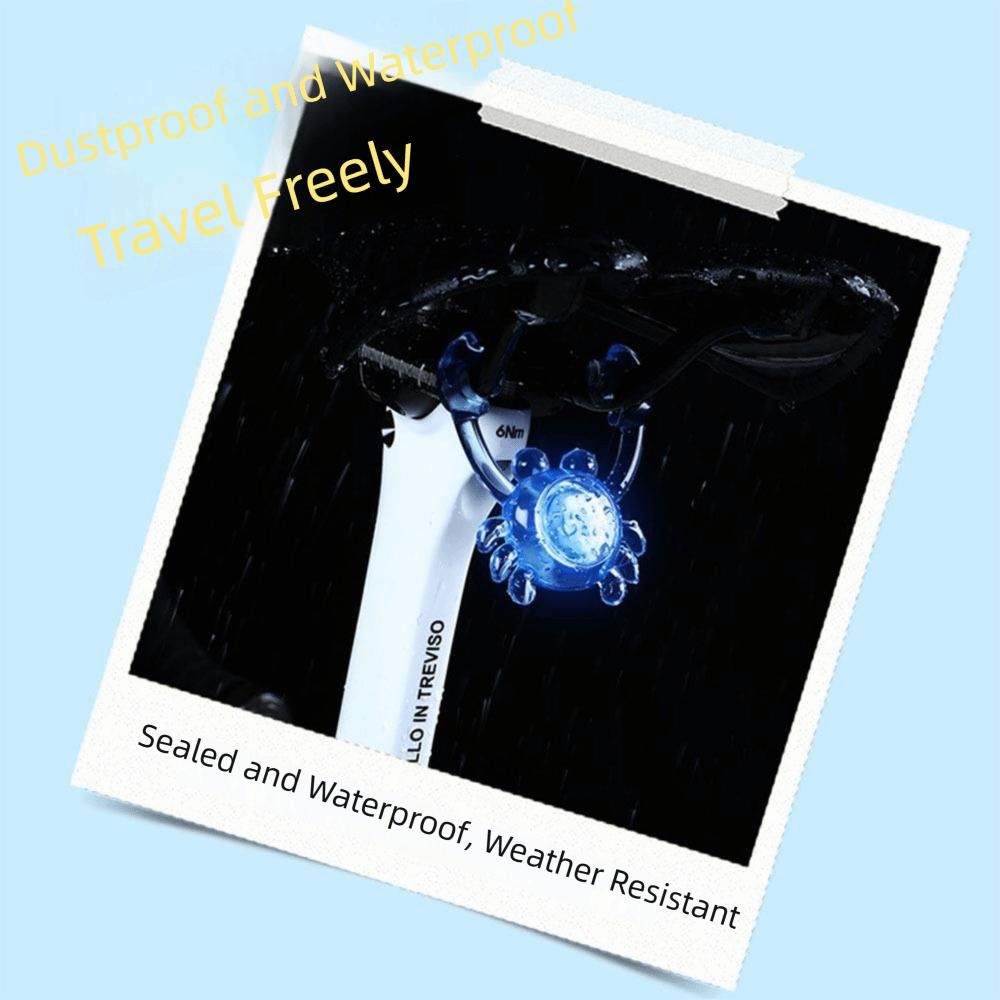 Waterproof LED Bike Rear Light Lobster/Crab Shape Bicycles Rear Lamp  Nighttime Riding