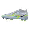 Nike Phantom GT2 Elite DF AG-Pro Comfortable Non-Slip Durable Football Shoes Men Football Shoes Gray Fluorescent-Yellow DC0749-055