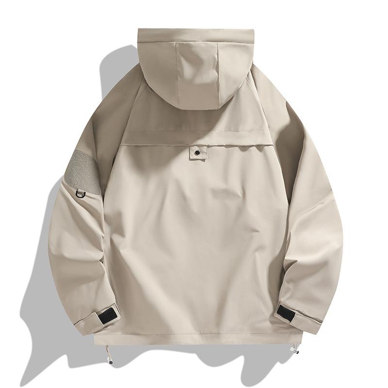Men's and Women's Jackets Spring and Autumn Jackets Casual Korean Hooded Jackets Outdoor Coat Mountaineering Sportswear Jackets