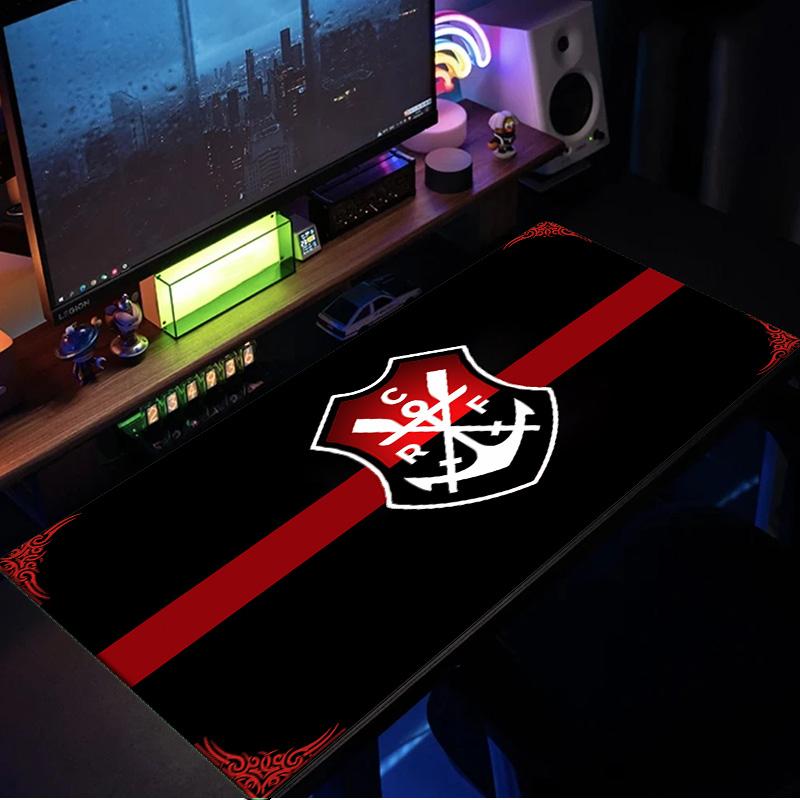 FLAMENGO Shield Emblem mouse pad, rubber base, esports desk mat, mouse pad for gamers and office use, gaming desk , easy to clean mat