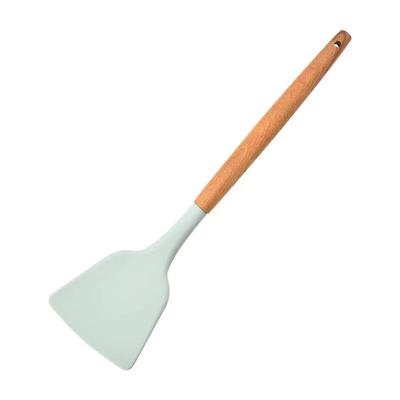 Uoto Wooden Handle Silicone Spatula Set