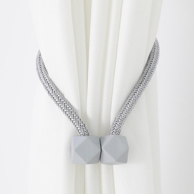 

Жемчужный магнитный зажим для штор, держатели для штор, зажимы с пряжкой на спине, подвесная пряжка с шаром, завязка на спине, аксессуары для штор, домашний декор 2pcs серебряный серый