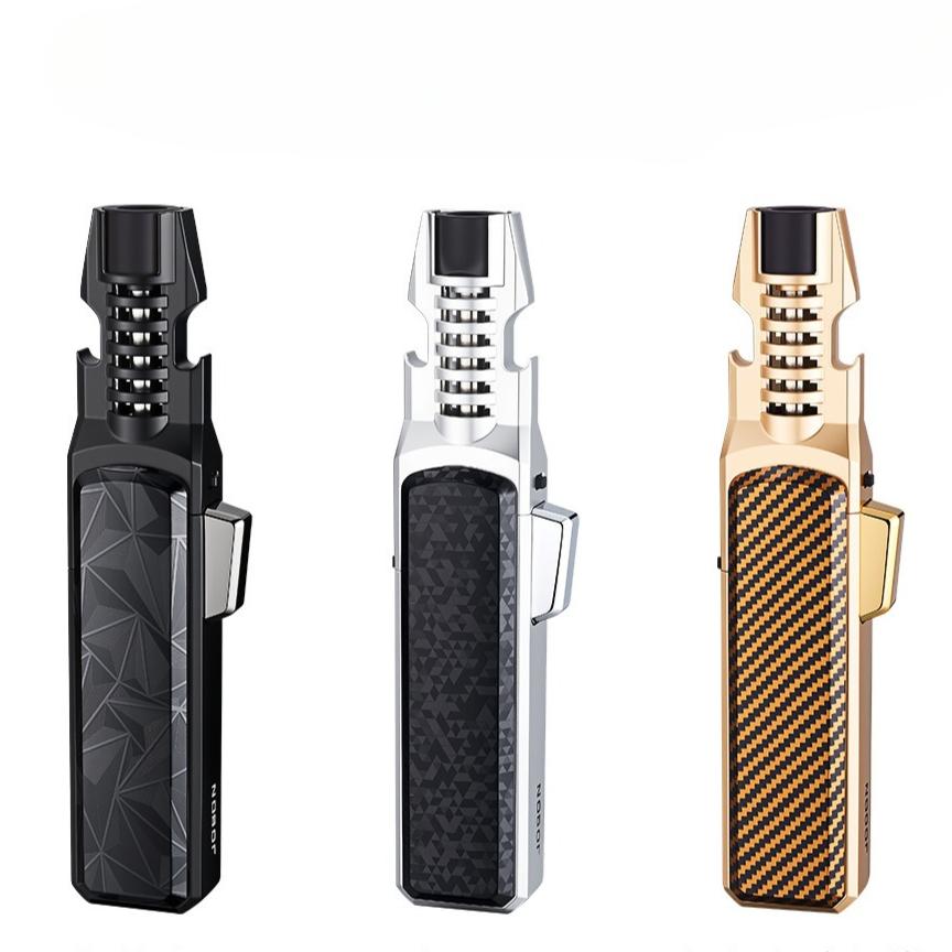 New Windproof Outdoor BBQ Baking Igniter with Bottle Opener Moxibustion Cigar Lighter Cigarette Accessories