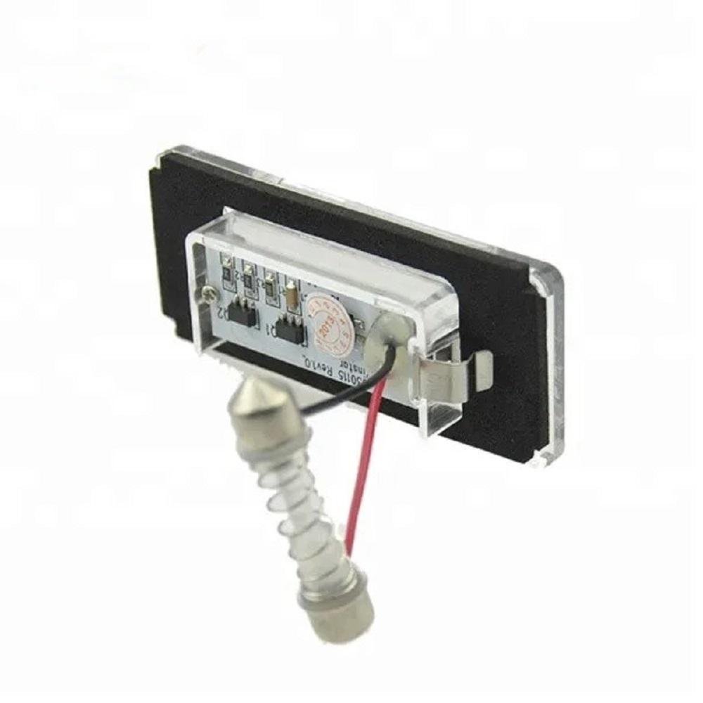12V 3W For Mini R56 Batchback R57 Convertible R58 Coupe R59 Roadster LED Number License Plate Lamp Lights