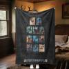 Survival Post-Apocalyptic World blanket Camping trip blanket Outdoor plush blanket sheet Machine washable