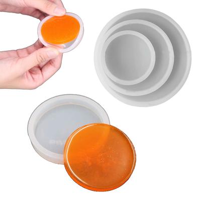 Cup Coaster Silicone Mold Geometry Tray Coaster Epoxy Resin Mold for DIY Resin Cup Mats Home Decoration Easy To Use