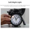Creative Classical Alarm Clock Super Loud 3in Retro Alarm Clock with Night Light Mute Type Silent Table Clock Clock Ornament