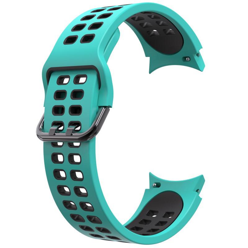 Two-color Silicone Strap for Samsung Galaxy Watch 7/6/Classic/5/4 44mm 40mm 47mm 43mm/5 Pro 45mm Bracelet Watchband Accessories