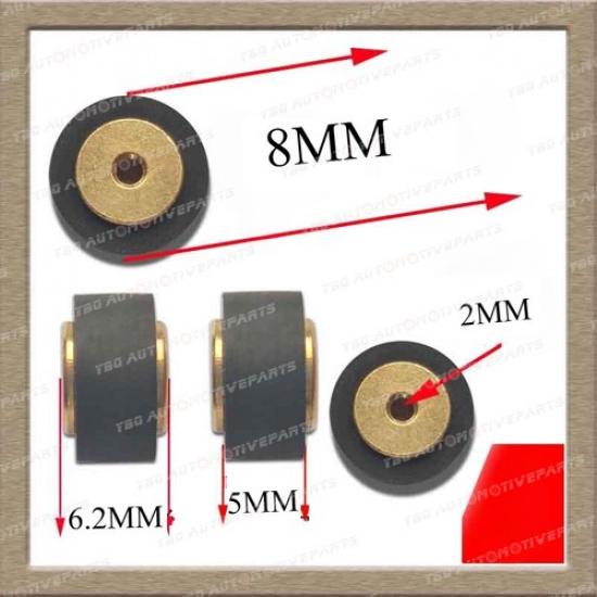 4pcs/set Copper Deck Pinch Roller Tape Recorder Cassette for Sharp SONY Technics